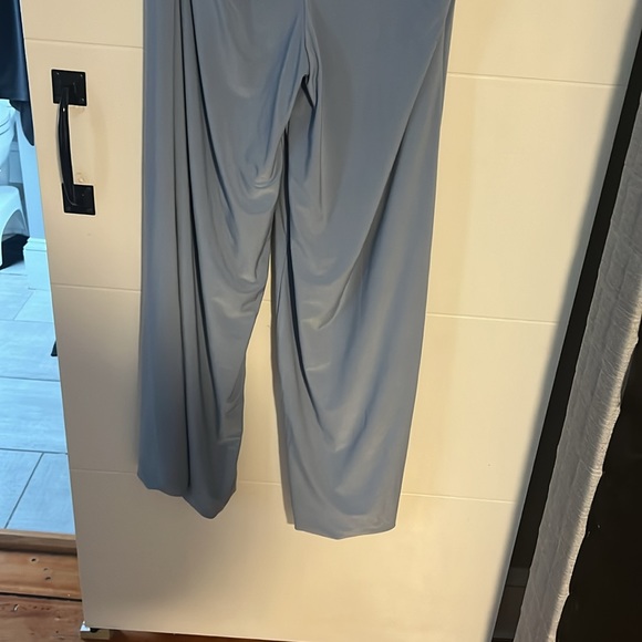 Blue Maternity Jumpsuit - Picture 6 of 6